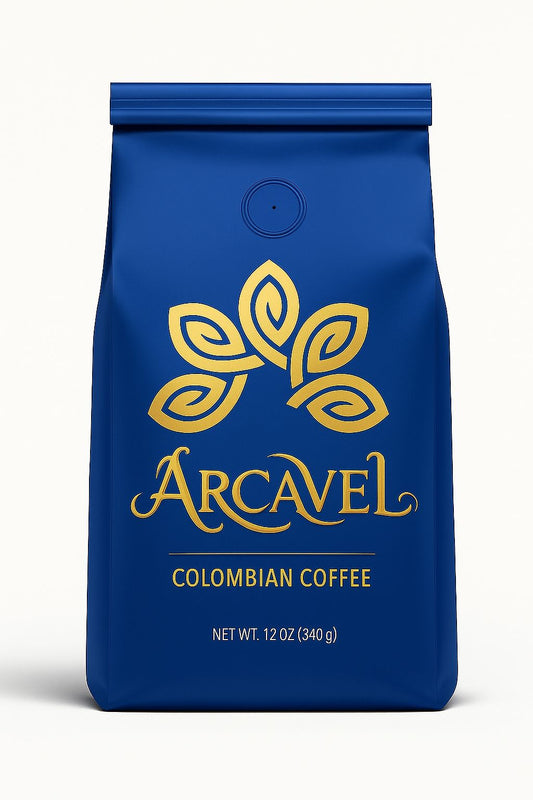 Ground Coffee – Colombian Single‑Origin ARCAVEL 12 oz (340 g), Single Origin, Arabica, Medium Roast