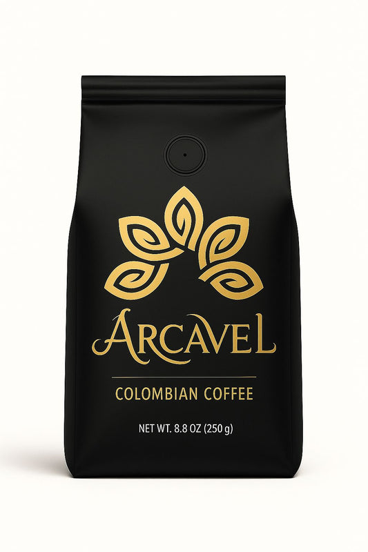 Whole Bean Coffee – Colombian Single‑Origin ARCAVEL, 8.8 oz (250 g)